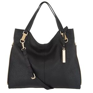 Vince Camuto Lamb Leather Tote Handbag - Eliza